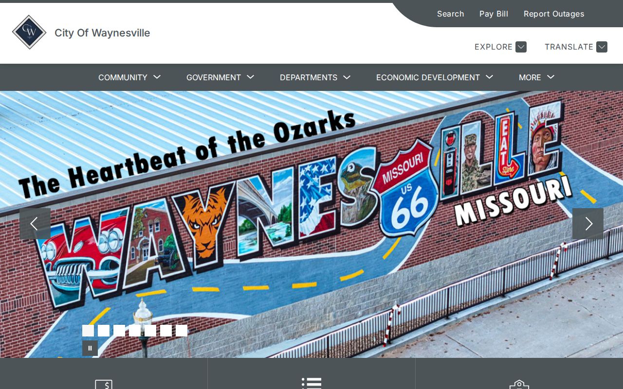 Pulaski County Waynesville criminal records official city building